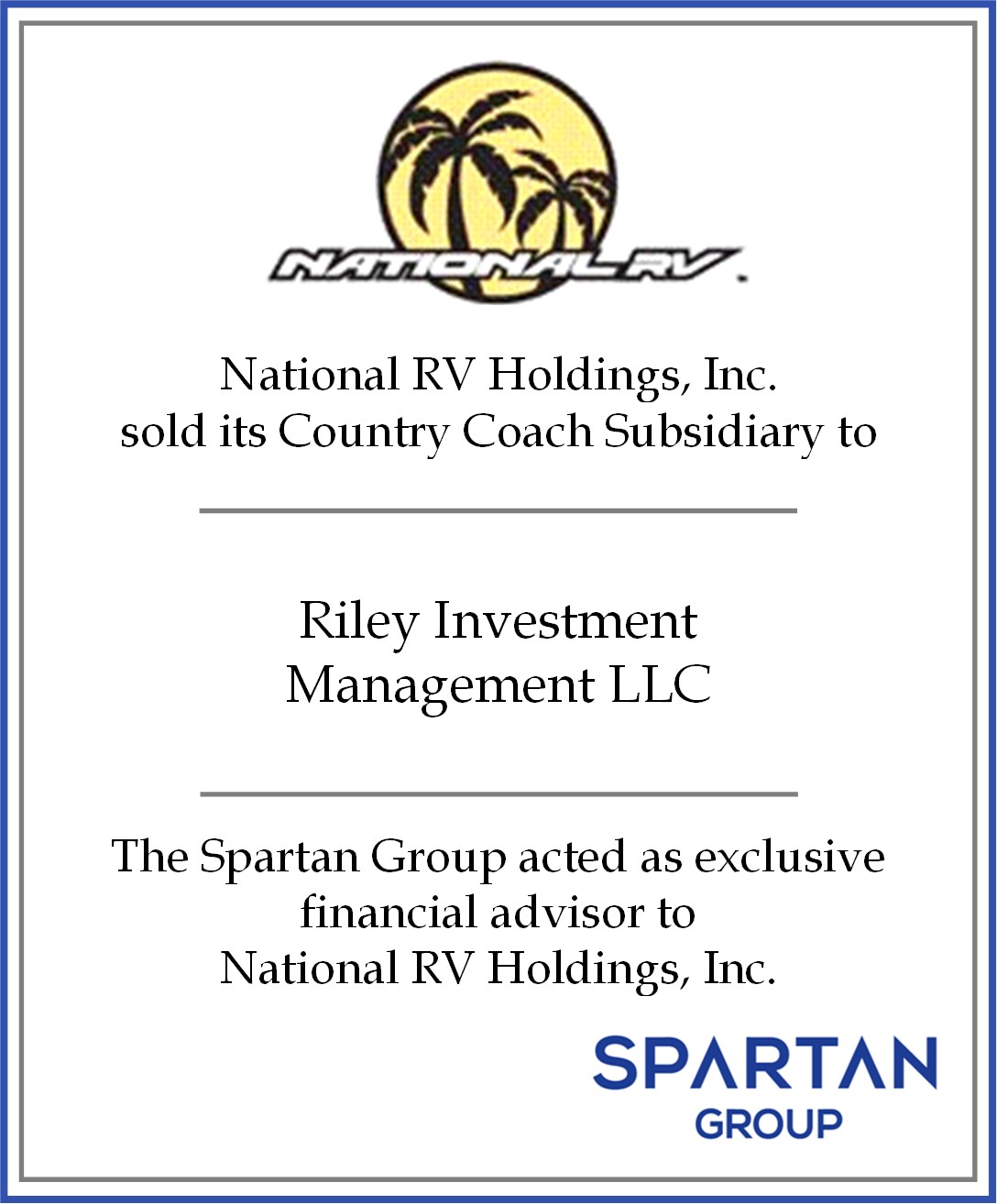 National RV Holdings, Inc.