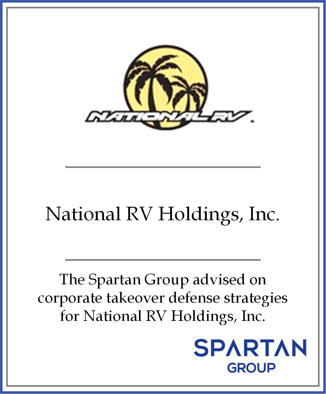 National RV Holdings, Inc.